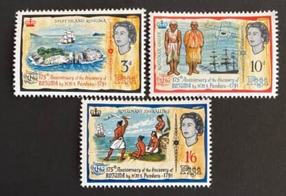 Fiji Scott # 221-223 Mint Hinged