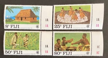 Fiji Scott # 485-488 Mint Hinged