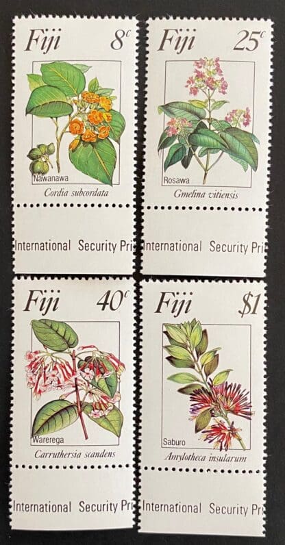 Fiji Scott # 495-498 Mint Hinged