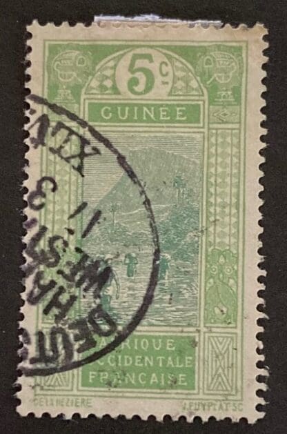 French Guinea Scott # 66 Used