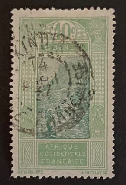 French Guinea Scott # 84 Used