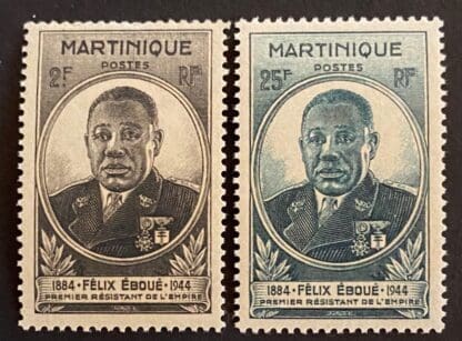 Martinique Scott # 196-197 Mint Hinged