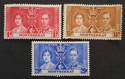 Montserrat Scott # 89-91 Mint Never Hinged