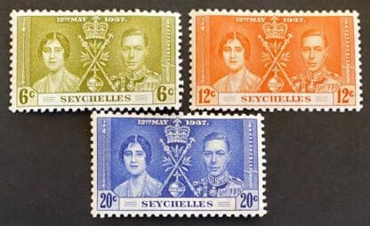 Seychelles Scott # 122-124 Mint Hinged