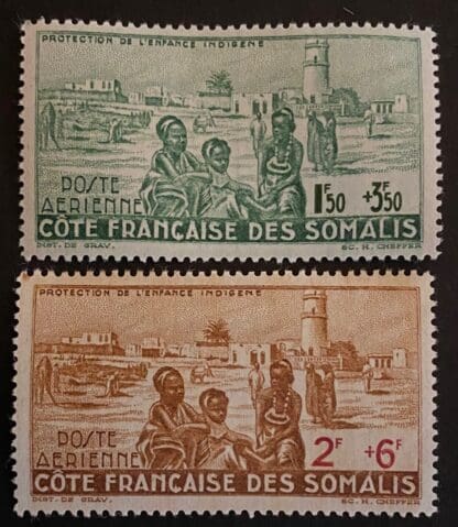 Somali Coast  Scott #CB1-CB2 Mint Hinged