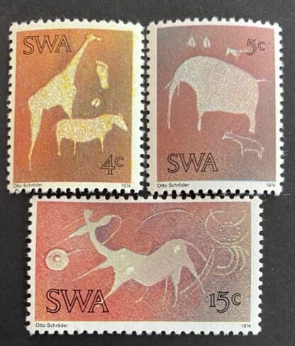 South West Africa Scott # 367-369 Mint Never Hinged