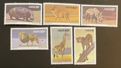 South West Africa Scott # 457-462 Mint Never Hinged