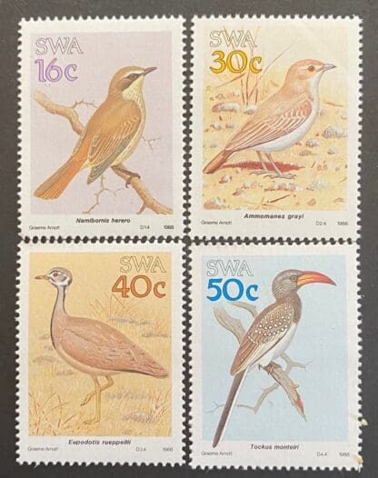 South West Africa Scott # 606-609 Mint Never Hinged