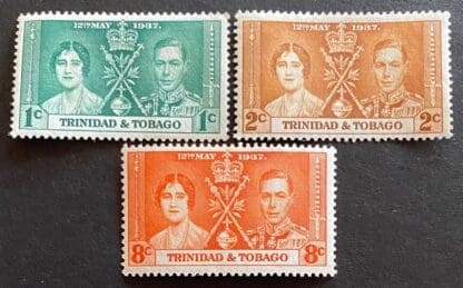 Trinidad & Tobago Scott # 47-49 Mint Hinged