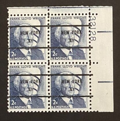 Scott # 1280d Plate Block Mint Never Hinged