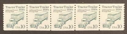 Scott # 2457 Plate Strips of Five # 1 Mint Never Hinged