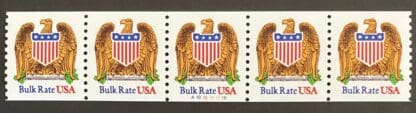 Scott # 2602 Plate Strips of Five # 1010101010 Mint Never Hinged