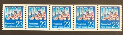 Scott # 2606 Plate Strips of Five # A4444 Mint Never Hinged