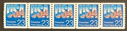 Scott # 2606 Plate Strips of Five # A1111 Mint Never Hinged