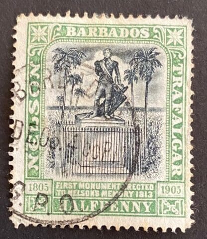 Barbados Scott # 103 Used