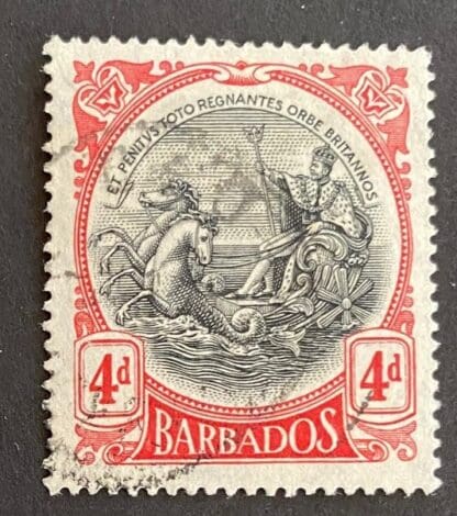 Barbados Scott # 134 Used