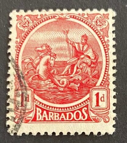 Barbados Scott # 154 Used