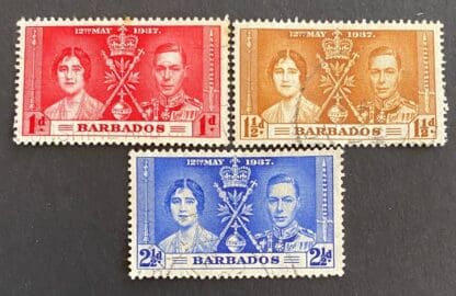 Barbados Scott # 190-192 Used