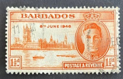 Barbados Scott # 207 Used