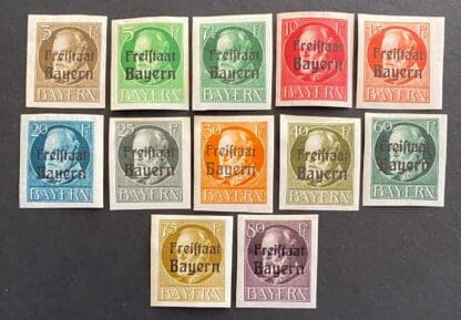 Bavaria Scott #212-224 Mint Hinged