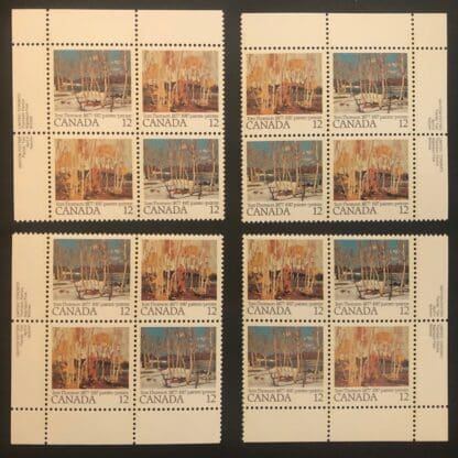 Canada Scott # 733-734 Matched Set of 4, MNH