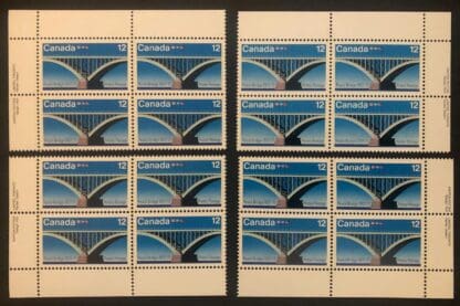 Canada Scott # 737 Matched Set of 4, MNH