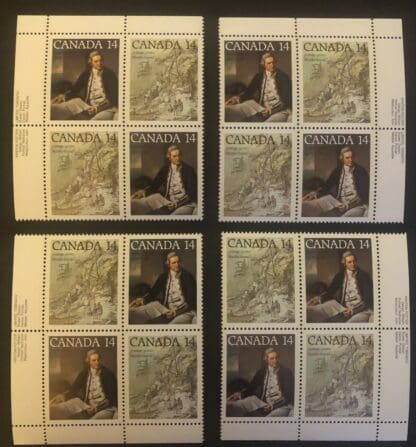 Canada Scott # 763-64 Matched Set of 4, MNH