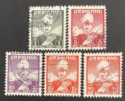 Greenland Scott # 1-2//4-6 Used