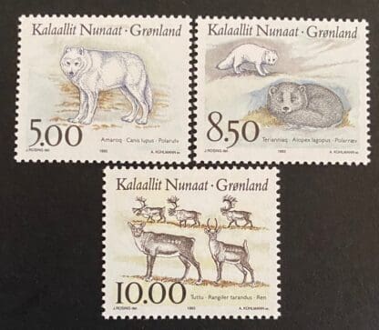 Greenland Scott # 262-264 Mint Never Hinged