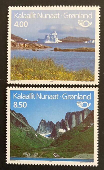 Greenland Scott # 289-290 Mint Never Hinged