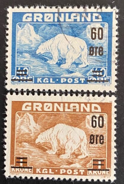 Greenland Scott # 39-40 Used