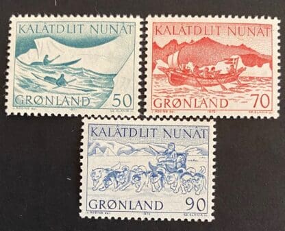 Greenland Scott # 78-79//81 Mint Never Hinged