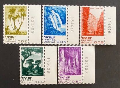 Israel Scott # 402-406 Mint Never Hinged w/tabs