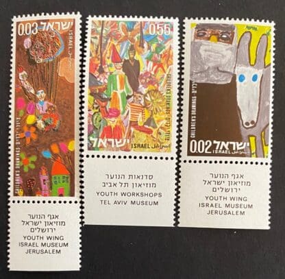 Israel Scott # 505-507 Mint Never Hinged w/tabs