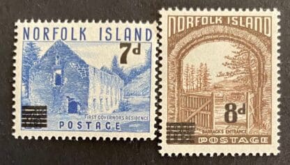 Norfolk Islands Scott #21-22 Mint Never Hinged