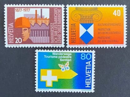 Switzerland  Scott # 629-631  Mint Never Hinged