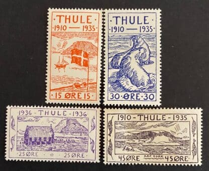 Greenland Thule # 2-5 Mint Hinged