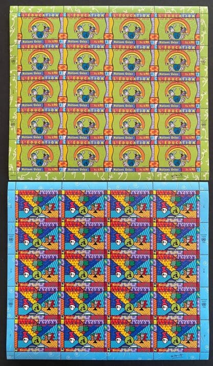 UN Geneva Scott # 349-350 Mint Never Hinged