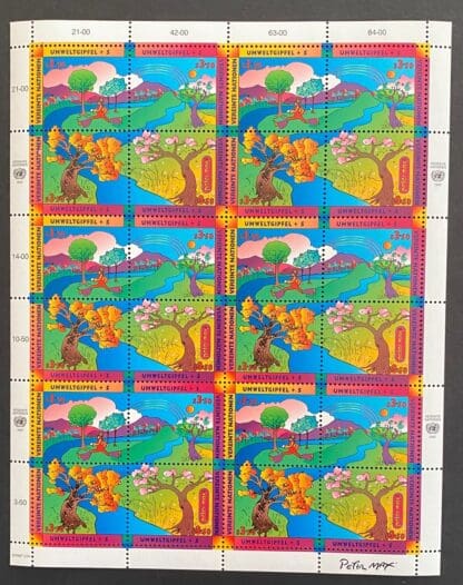 UN Vienna Scott # 218-221 Mint Never Hinged