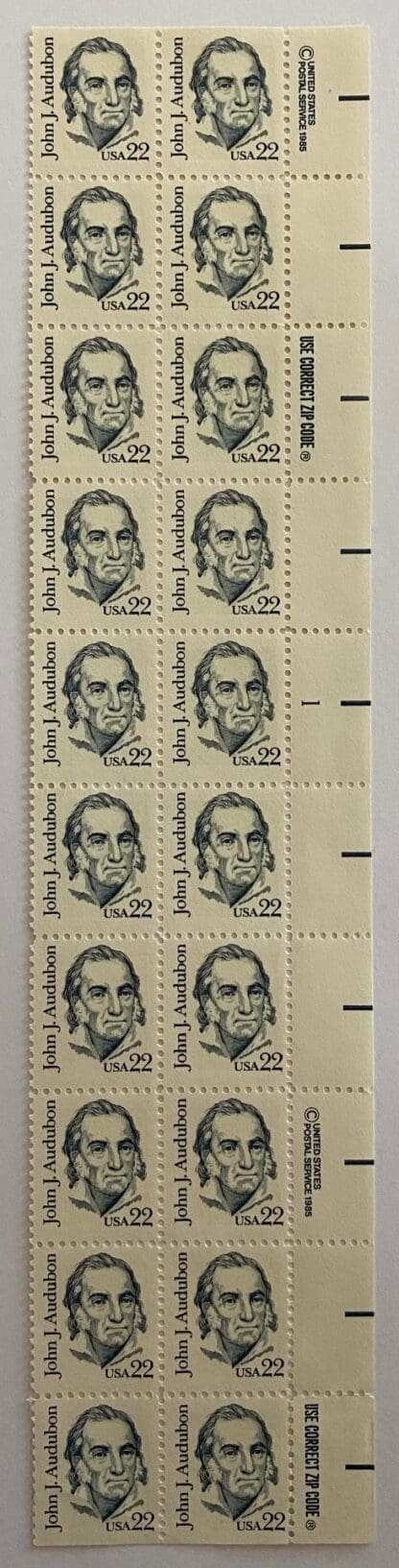 Scott # 1863 Mint Never Hinged Plate Strip of 20