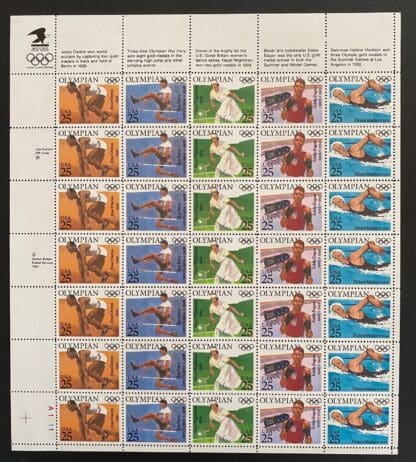 Scott # 2496-2500 Mint Never Hinged Sheet