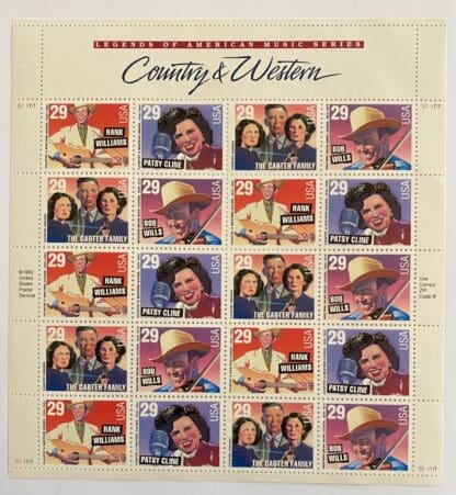 Scott # 2771-2774 Mint Never Hinged Sheetlet