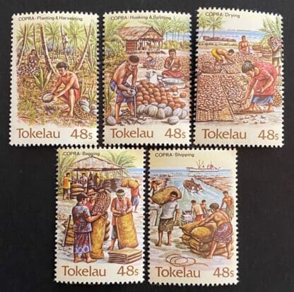 Tokelau #103a-e Mint Never Hinged