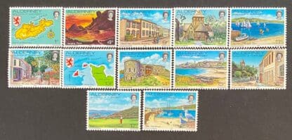 Alderney Scott # 1-12 Mint Never Hinged