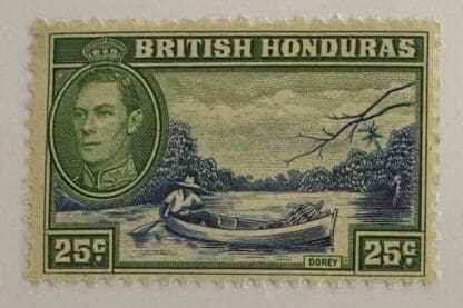 British Honduras Scott # 122 Mint Hinged