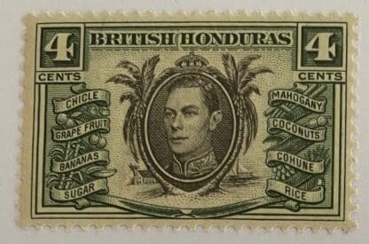 British Honduras Scott # 118 Mint Hinged