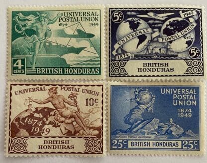 British Honduras # Scott #137-140 Mint Never Hinged