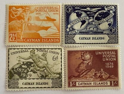 Cayman Islands  Scott #118-121 Mint Never Hinged