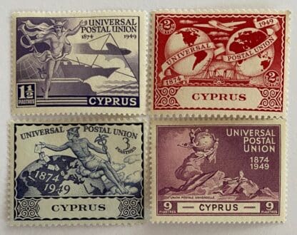 Cyprus Scott #160-163 Mint Never Hinged