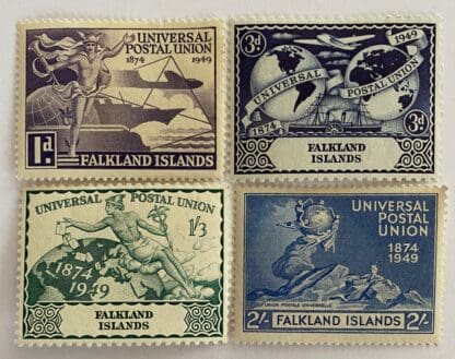 Falkland Islands Scott #102-106 Mint Hinged